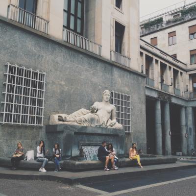 Torino y las estatuas